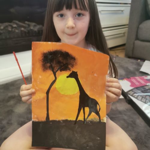 Cadee-leigh African sunset picture  